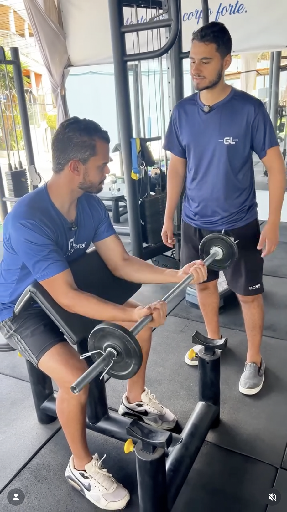 Rotina de treinamento